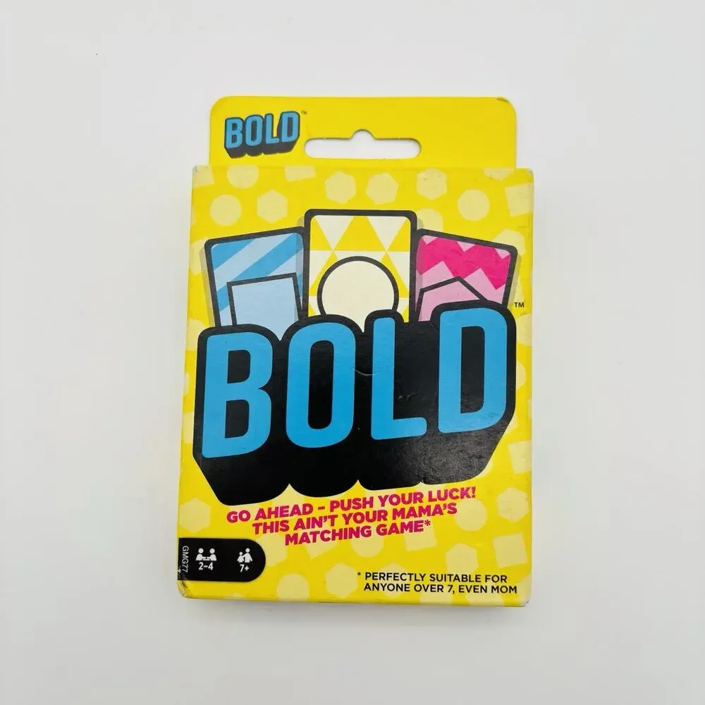 Bold card game ~ Mattel Games - Complete-NEW. Cards Sealed.